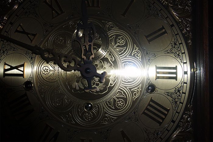 Vintage clock mechanism