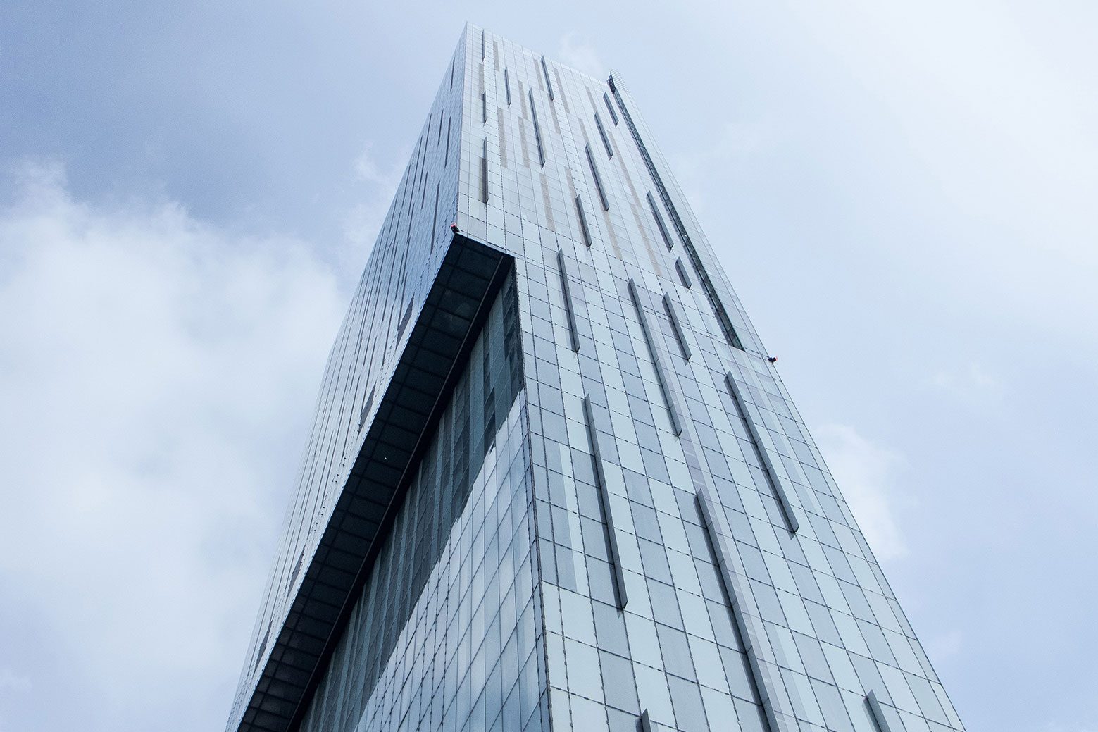 Glass skyscraper